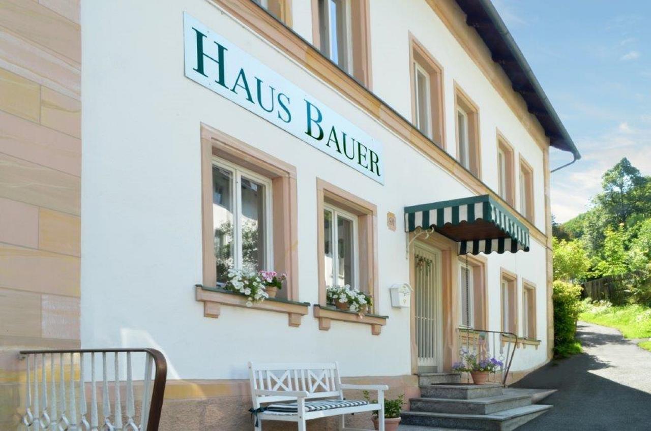 Hotel Haus Bauer Bad Berneck im Fichtelgebirge Exterior foto
